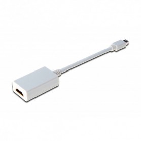 Cable adaptador DisplayPort, mini DP - HDMI tipo A M/H, 0,15 m, compatible con DP 1.1a, CE, we