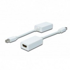 Cable adaptador DisplayPort, mini DP - HDMI tipo A M/H, 0,15 m, compatible con DP 1.1a, CE, we