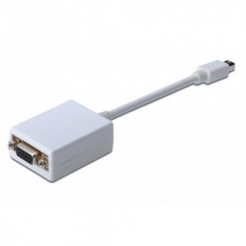 Cable adaptador DisplayPort, mini DP - HD15 M/H, 0,15 m, compatible con DP 1.1a, CE, we