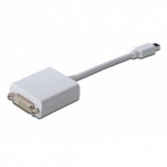 Cable adaptador DisplayPort, mini DP - DVI (24+5) M/H, 0,15 m, compatible con DP 1.1a, CE, we