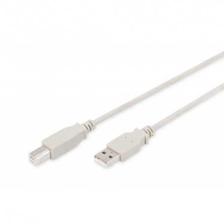 Cable de conexión USB 2.0, tipo A - B M/M, 1,8 m, admite USB 2.0, be