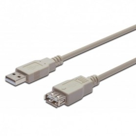 Cable de extensión USB 2.0, tipo A M/H, 5 m, compatible con USB 2.0, be