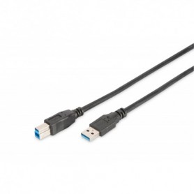 Cable de conexión USB 3.0, tipo A - B M/M, 1,8 m, admite USB 3.0, UL, bl