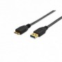 Cable de conexión USB 3.0, tipo A - micro B M/M, 0.25m, admite USB 3.0, cotton, gold, bl