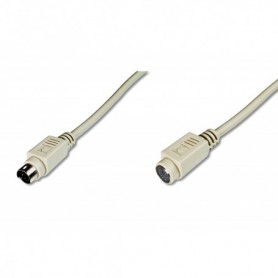 Cable alargador PS/2, miniDIN6 M/F, 5.0m, be