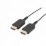 HDMI Alta velocidad conexión cable, type A, HighFlex M/M, 2.0m, w/Ethernet, 4K Ultra HD@30Hz, active CE, gold, bl