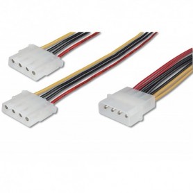Cable de alimentación interna tipo Y 0,20 m, IDE - 2x conector IDE,